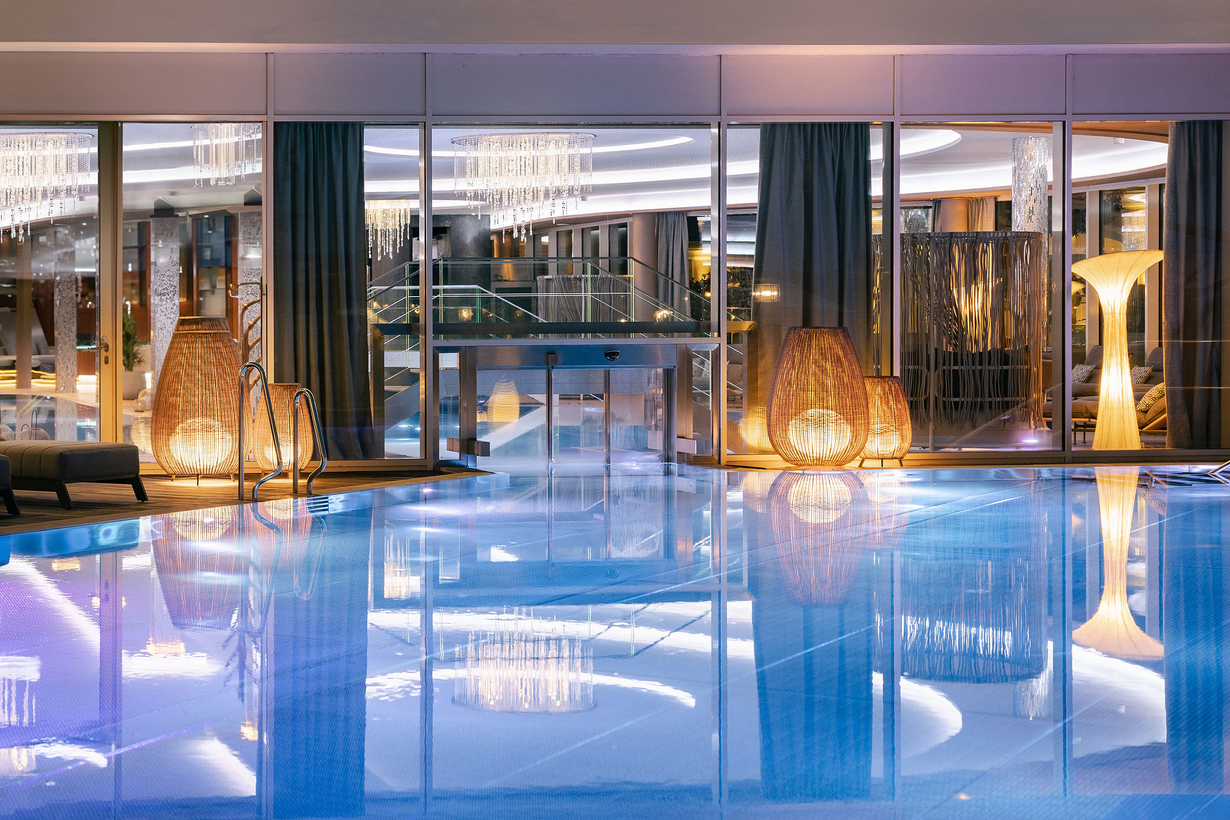 6.500 qm Wellnesslandschaft im Jagdhof Wellnesshotel Bayern